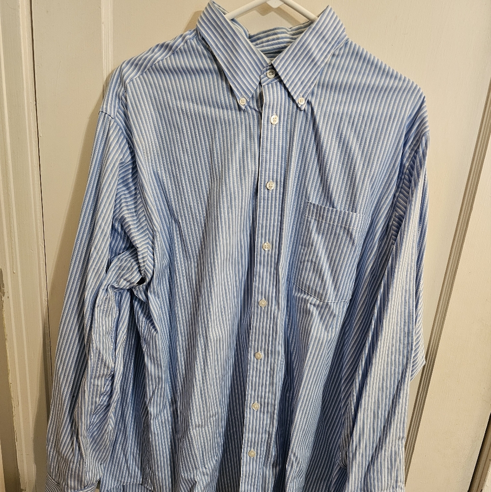 Blue Striped Men's XL Shirt